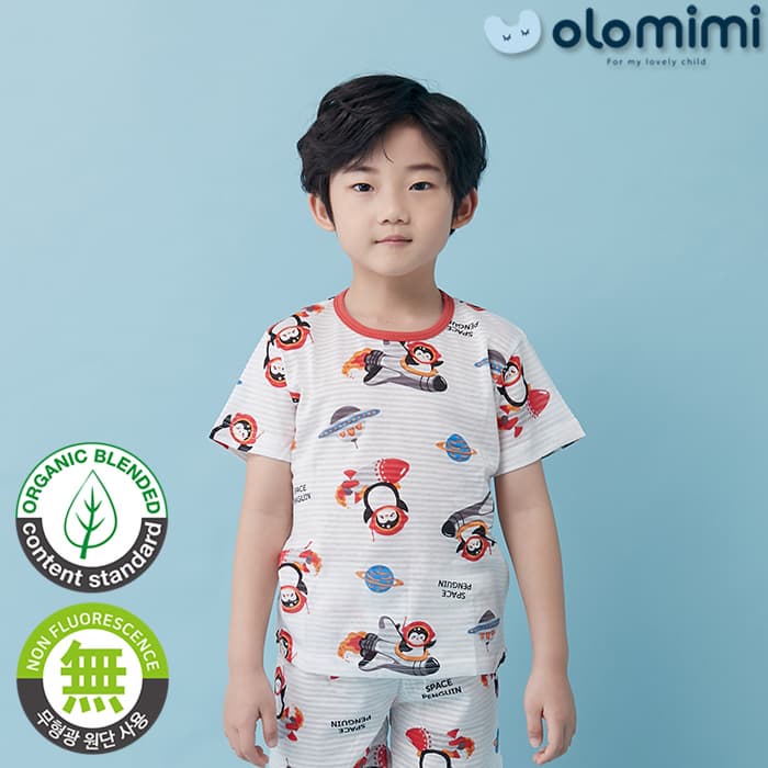 _OLOMIMI_ KOREA 21ss Pajamas_sleepwear_Rocket Penguin